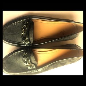 Black Coach Flats